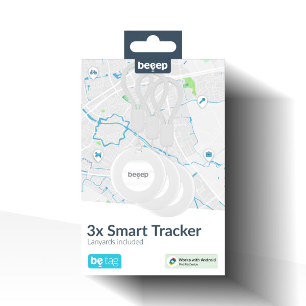 Beeep Betag Android Tracker White & Keychain White - 3 Pack - Afbeelding 10