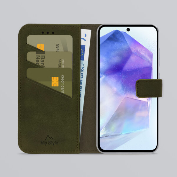 My Style Flex Wallet For Samsung Galaxy A55 5G Forest Green - Afbeelding 2