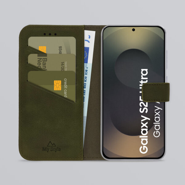 My Style Flex Wallet For Samsung Galaxy S25 Ultra 5G Forest Green - Afbeelding 2
