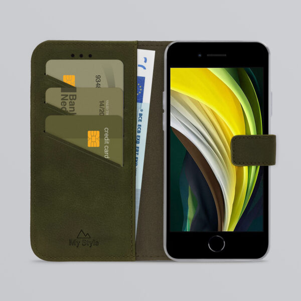My Style Flex Wallet For Apple Iphone 6/6S/7/8/Se (2020/2022) Forest Green - Afbeelding 2