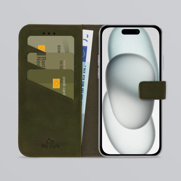 My Style Flex Wallet For Apple Iphone 13/14/15 Forest Green - Afbeelding 2