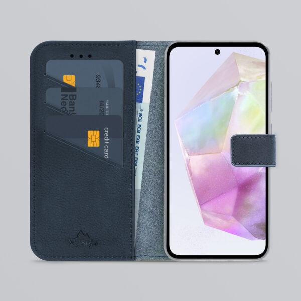 My Style Flex Wallet For Samsung Galaxy A35 5G Royal Blue - Afbeelding 2