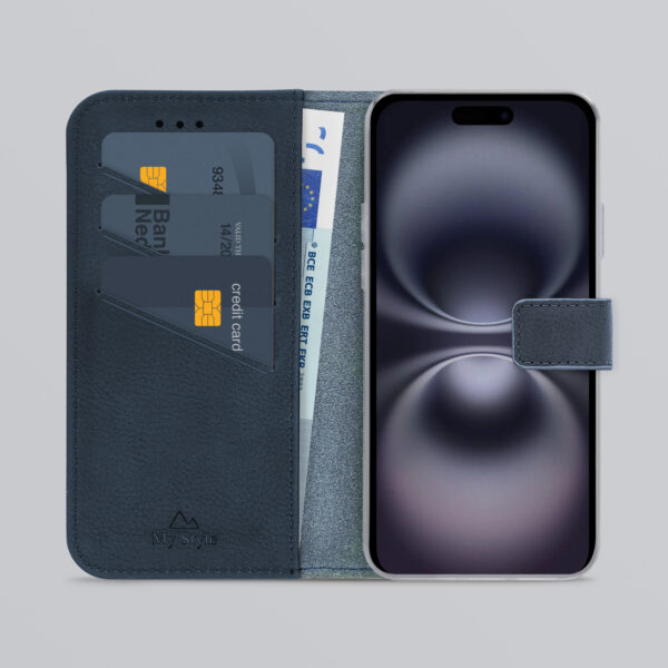 My Style Flex Wallet For Apple Iphone 16 Royal Blue - Afbeelding 2