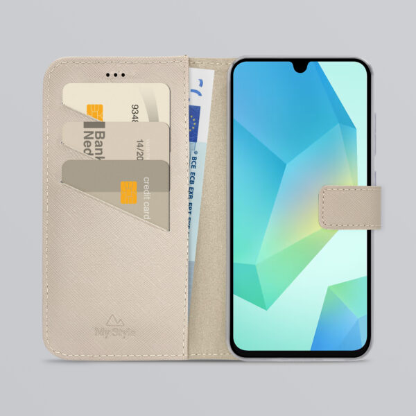 My Style Flex Wallet For Samsung Galaxy A16 4G/5G Warm Taupe - Afbeelding 2