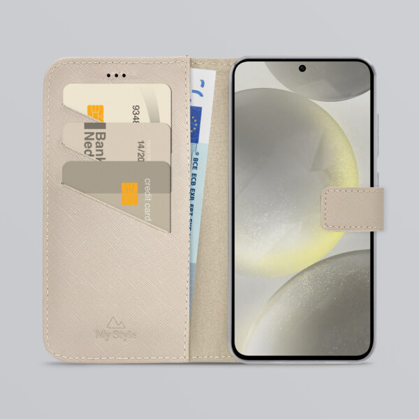 My Style Flex Wallet For Samsung Galaxy S24 5G/S25 5G Warm Taupe - Afbeelding 2