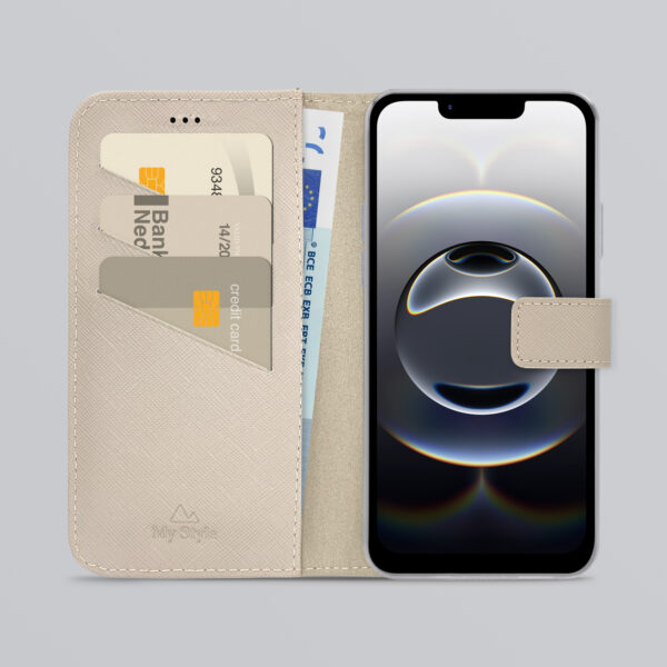 My Style Flex Wallet For Apple Iphone 16E Warm Taupe - Afbeelding 2
