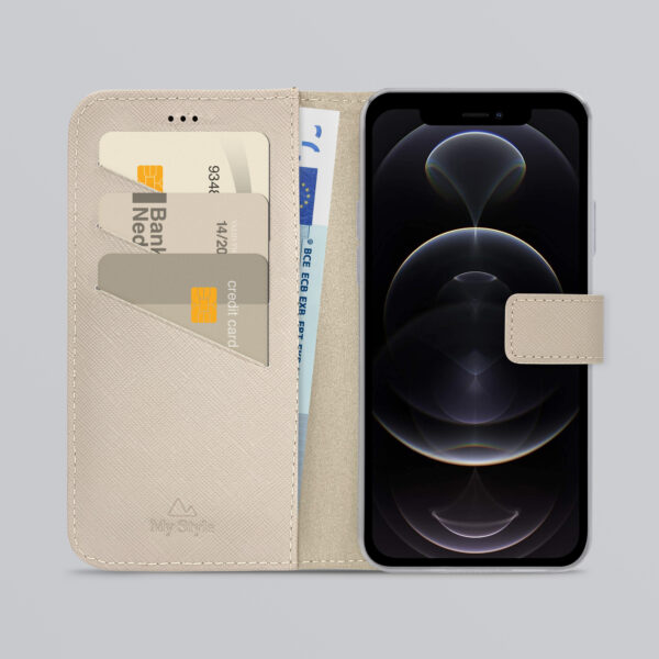 My Style Flex Wallet For Apple Iphone 12/12 Pro Warm Taupe - Afbeelding 2