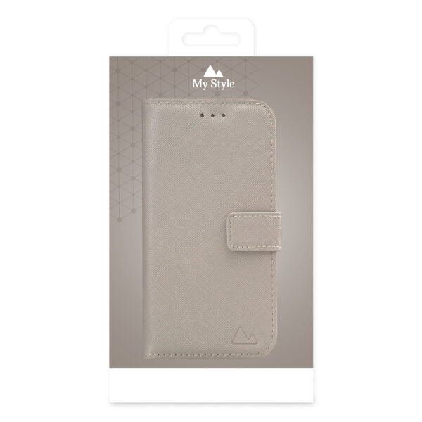 My Style Flex Wallet For Apple Iphone 16 Plus Warm Taupe - Afbeelding 5