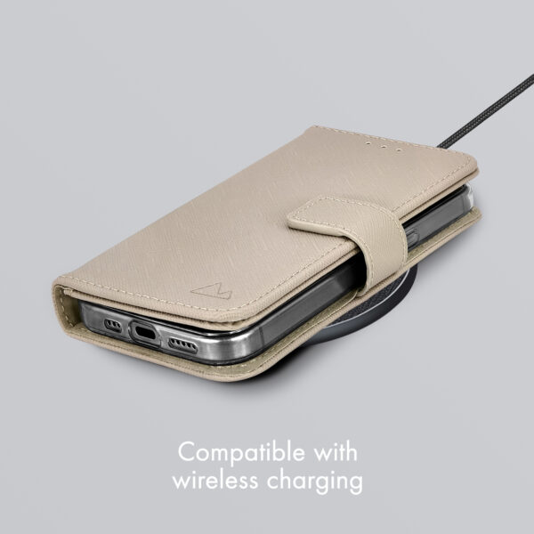My Style Flex Wallet For Apple Iphone 16 Pro Max Warm Taupe - Afbeelding 4