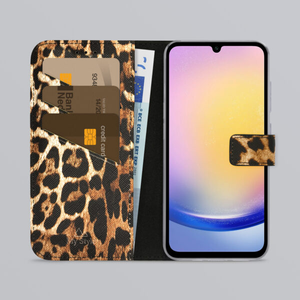 My Style Flex Wallet For Samsung Galaxy A25 5G Wild Leopard - Afbeelding 2