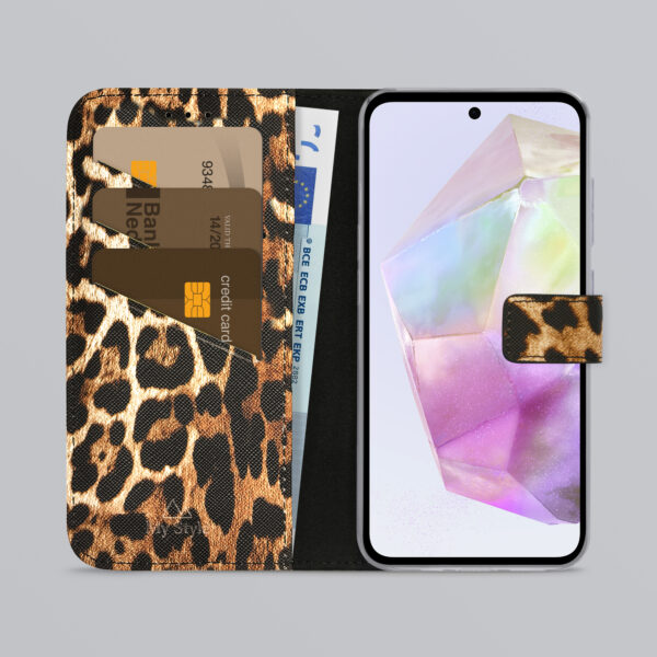 My Style Flex Wallet For Samsung Galaxy A35 5G Wild Leopard - Afbeelding 2