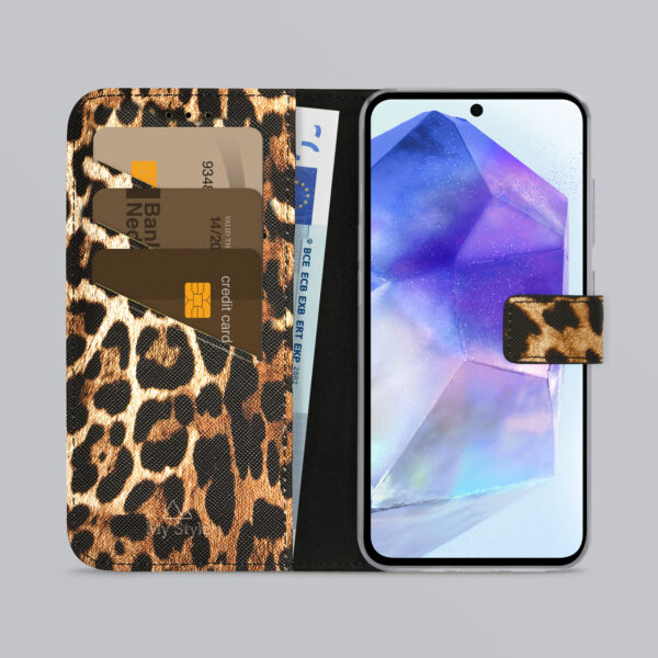 My Style Flex Wallet For Samsung Galaxy A55 5G Wild Leopard - Afbeelding 2