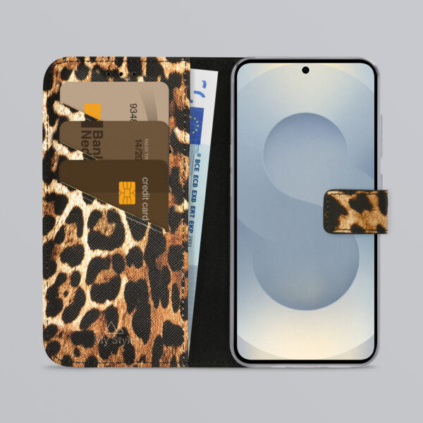 My Style Flex Wallet For Samsung Galaxy S25 5G Wild Leopard - Afbeelding 2