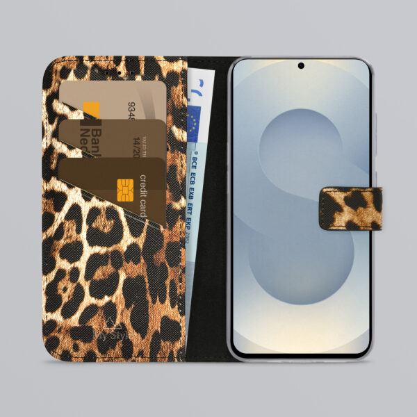My Style Flex Wallet For Samsung Galaxy S25+ 5G Wild Leopard - Afbeelding 2