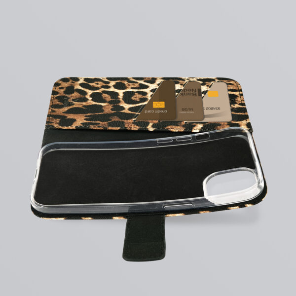 My Style Flex Wallet For Apple Iphone 13/14/15 Wild Leopard - Afbeelding 3