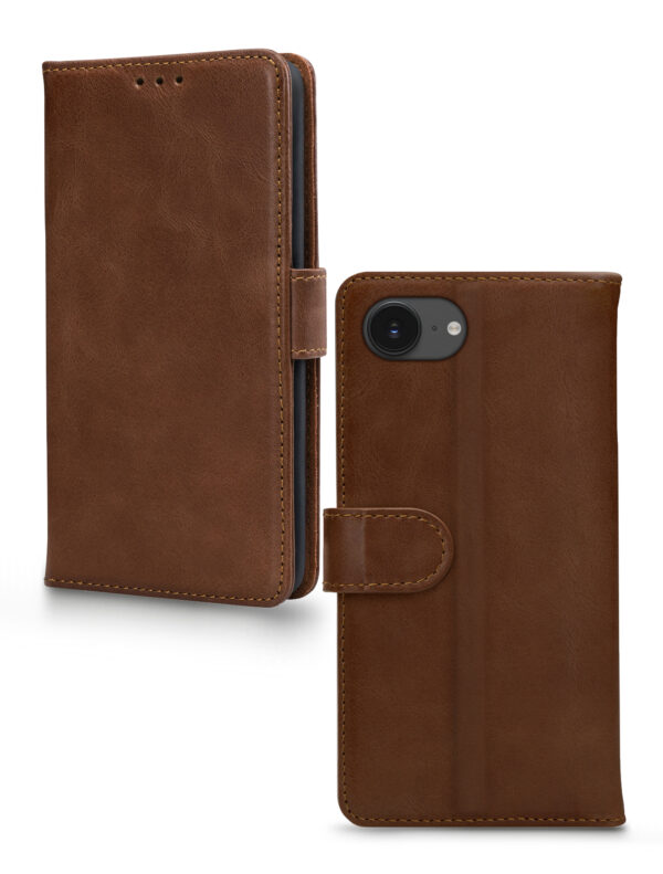 Mobilize Leather Wallet Apple Iphone 16E Brown - Afbeelding 2