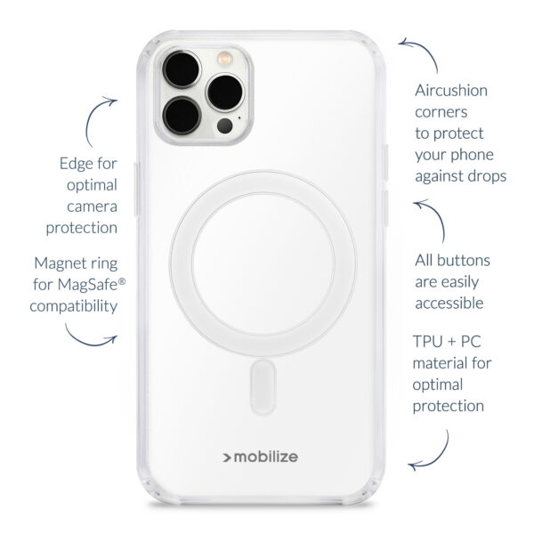 Mobilize Magsafe Compatible Naked Protection Case For Apple Iphone 16E Clear - Afbeelding 4
