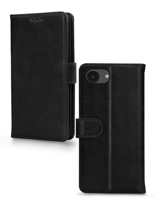Mobilize Premium Gelly Wallet Book Case Apple Iphone 16E Black - Afbeelding 2