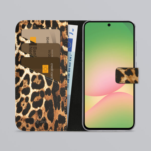 My Style Flex Wallet For Samsung Galaxy A36 5G/A56 5G Wild Leopard - Afbeelding 2