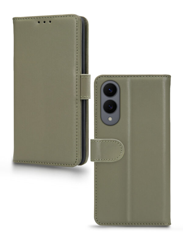 Mobilize Premium Gelly Wallet Book Case Samsung Galaxy S25 Edge 5G Green - Afbeelding 2