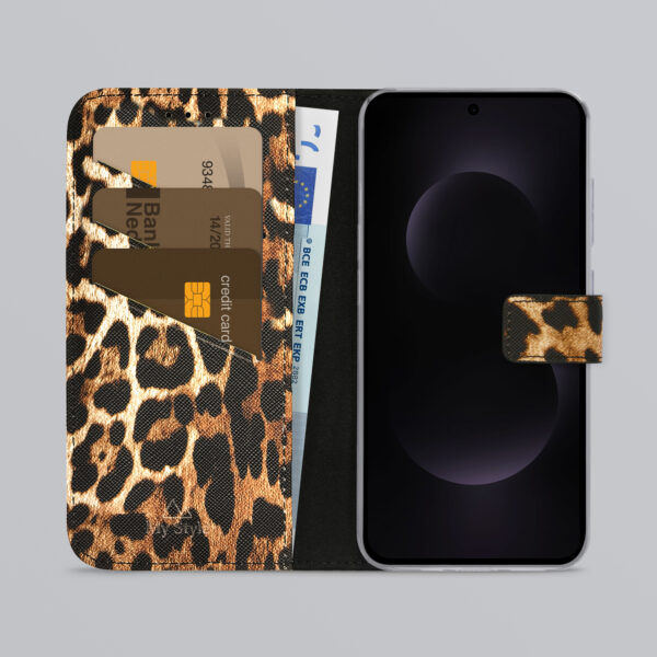 My Style Flex Wallet For Samsung Galaxy S25 Edge 5G Wild Leopard - Afbeelding 2