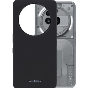 Mobilize Rubber Gelly Case Nothing Phone (3A) Pro Matt Black