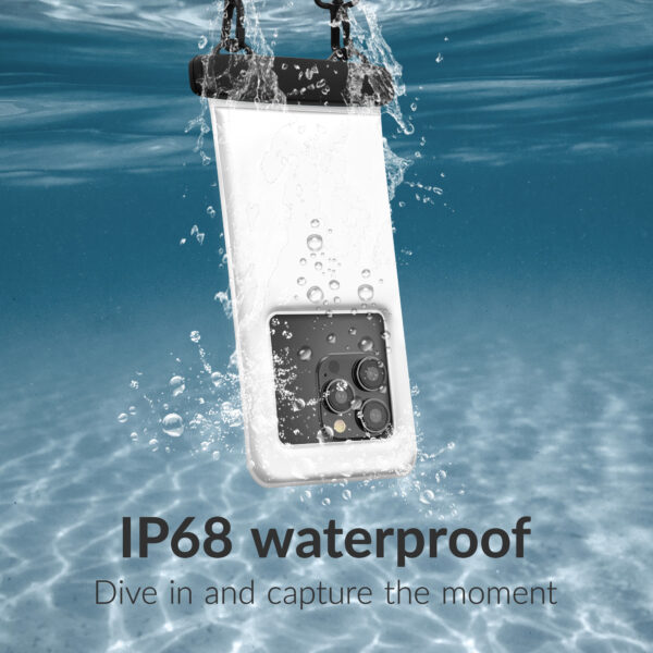 Mobilize Universal Waterproof Floating Bag Incl. Lanyard White - Afbeelding 3