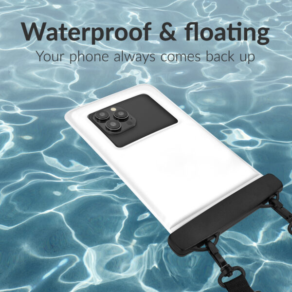 Mobilize Universal Waterproof Floating Bag Incl. Lanyard White - Afbeelding 5