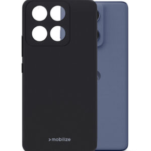 Mobilize Rubber Gelly Case Motorola Edge 60 Fusion Matt Black