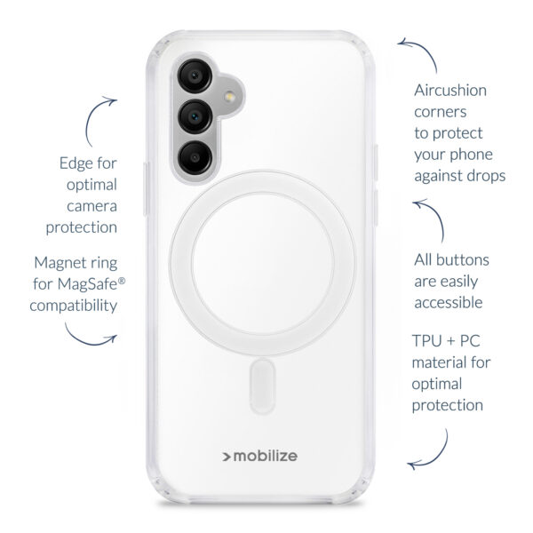 Mobilize Magsafe Compatible Naked Protection Case For Samsung Galaxy Z Flip7 5G Clear - Afbeelding 3
