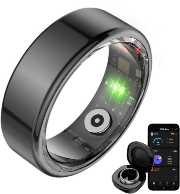 Ksix Smart Ring Black Xs - Afbeelding 7