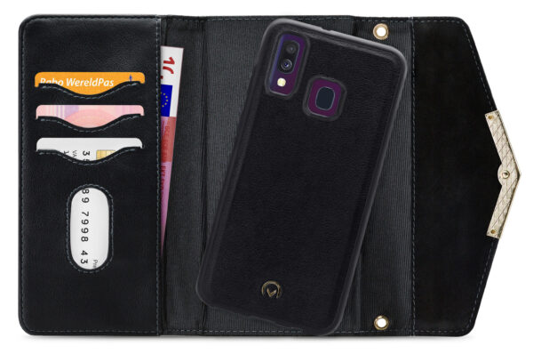 Mobilize 2In1 Gelly Velvet Clutch For Samsung Galaxy A30S/A50 Deep Black - Afbeelding 5