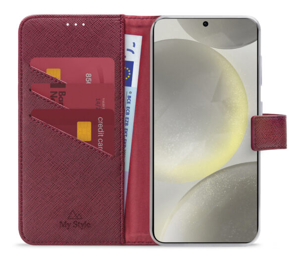 My Style Flex Wallet For Samsung Galaxy S24+ 5G Bordeaux - Afbeelding 3