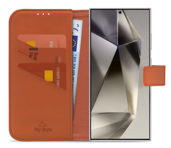 My Style Flex Wallet For Samsung Galaxy S24 Ultra 5G Rust Red - Afbeelding 3
