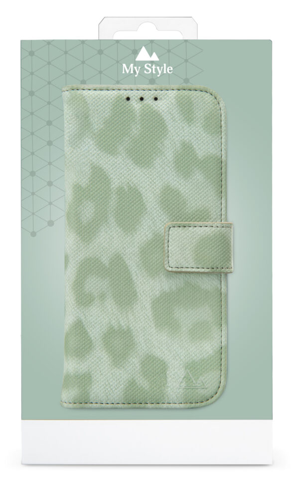My Style Flex Wallet For Samsung Galaxy A15 4G/5G Green Leopard - Afbeelding 8