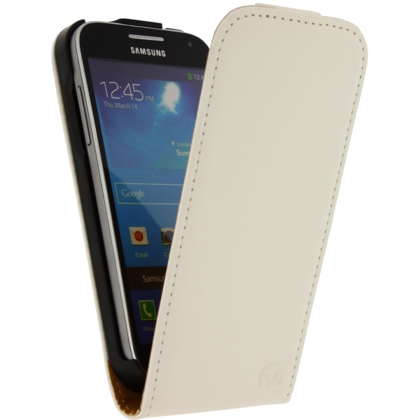 Mobilize Ultra Slim Flip Case Samsung Galaxy S4 Mini I9195 White - Afbeelding 2