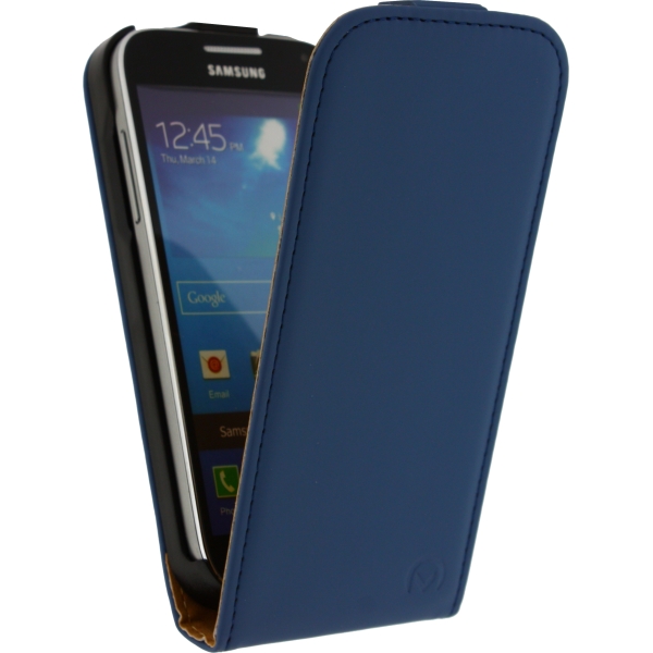 Mobilize Ultra Slim Flip Case Samsung Galaxy S4 Mini I9195 Dark Blue - Afbeelding 2