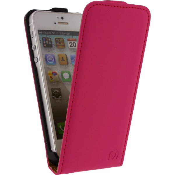 Mobilize Ultra Slim Flip Case Apple Iphone 5/5S/Se Fuchsia - Afbeelding 2