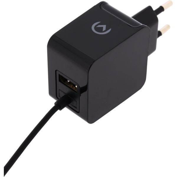Mobilize Wall Charger Usb + Micro Usb 15W 1M. Black - Afbeelding 2