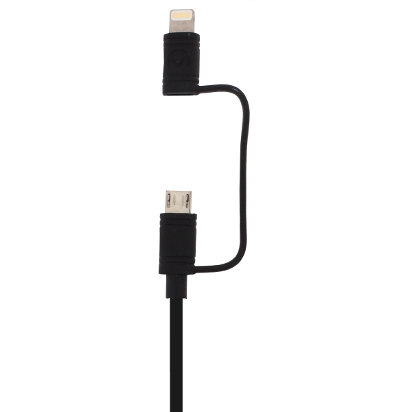 Mobilize 2In1 Cable Usb To Apple Mfi Lightning Or Micro Usb 1.5M. Black - Afbeelding 4