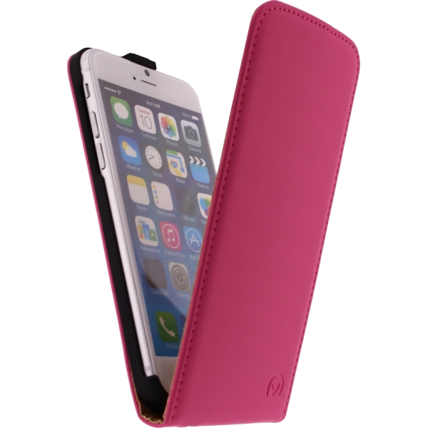 Mobilize Ultra Slim Flip Case Apple Iphone 6/6S Fuchsia - Afbeelding 2