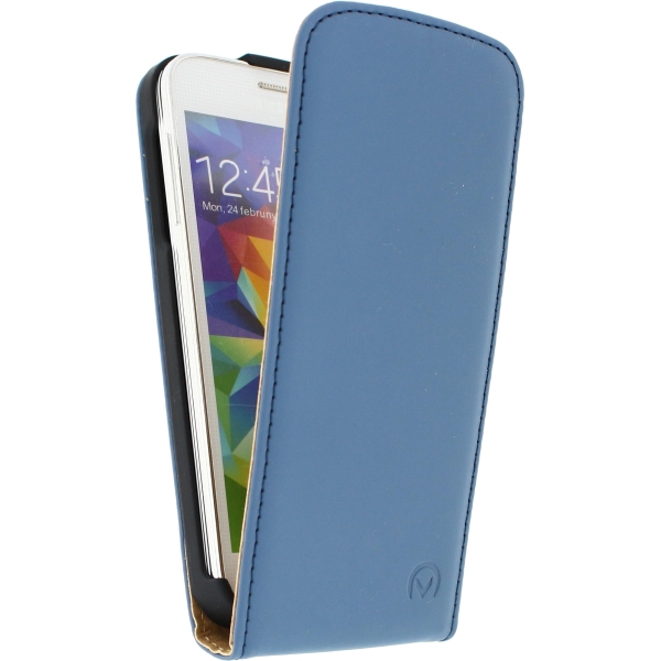 Mobilize Ultra Slim Flip Case Samsung Galaxy S5 Mini Dark Blue - Afbeelding 2