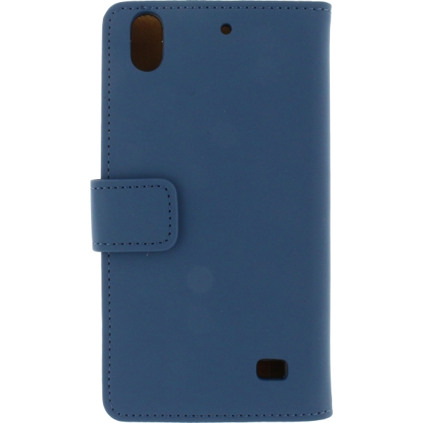Mobilize Slim Wallet Book Case Huawei Ascend G620S Blue - Afbeelding 2