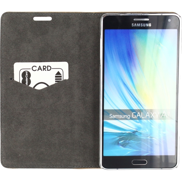Mobilize Premium Magnet Book Case Samsung Galaxy A7 Brown - Afbeelding 3