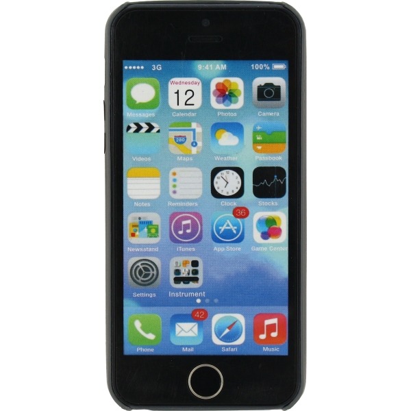 Mobilize Slim Leather Case Apple Iphone 5/5S/Se Grey - Afbeelding 3