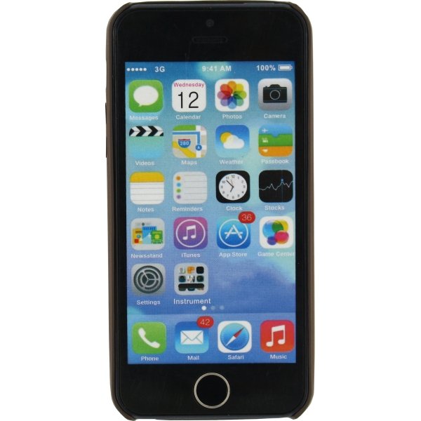 Mobilize Slim Leather Case Apple Iphone 5/5S/Se Brown - Afbeelding 3