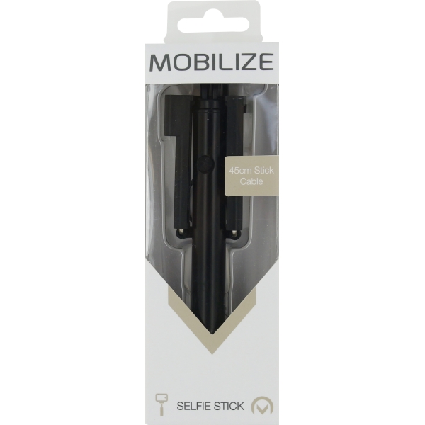 Mobilize Wired Selfie Stick Black - Afbeelding 5