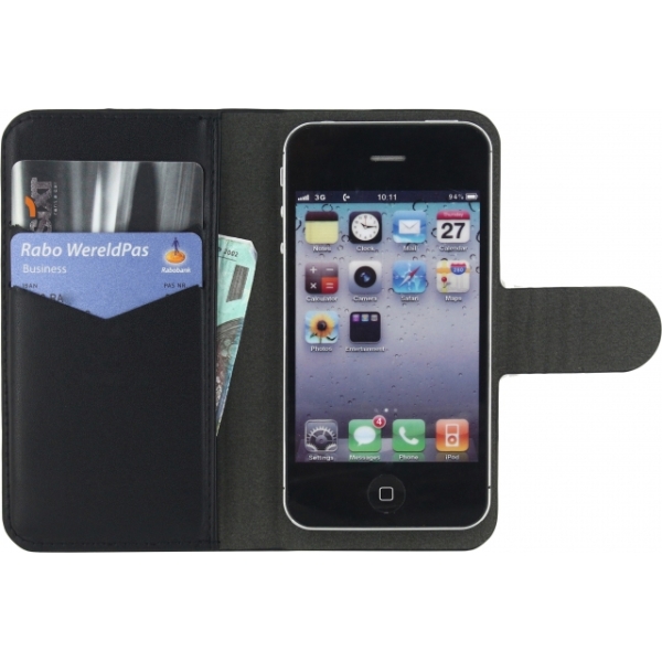 Mobilize Universal Wallet Book Case Small Black - Afbeelding 3