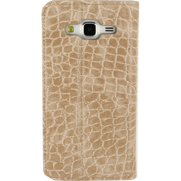 Mobilize Premium Book Case Samsung Galaxy J5 Alligator Peanut Brown - Afbeelding 2