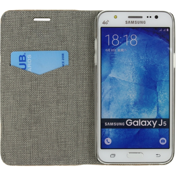 Mobilize Premium Book Case Samsung Galaxy J5 Alligator Peanut Brown - Afbeelding 3